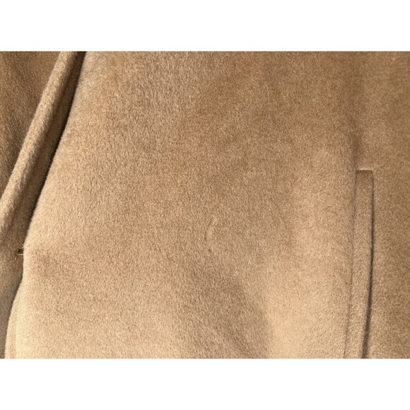 MaxMara Beige Wool Overcoat Size US 10 - Picture 3 of 10